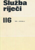 Služba riječi 116/1981