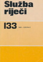 Služba riječi 133/1983