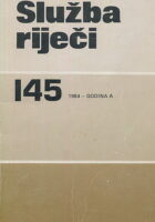 Služba riječi 145/1984
