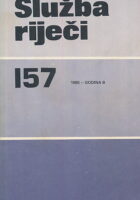 Služba riječi 157/1985