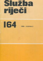 Služba riječi 164/1986