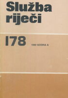 Služba riječi 178/1990