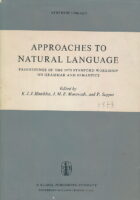 Approaches to Natural Language