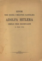 Govor vođe reicha i državnog kancelara Adolfa Hitlera održan pred Reichstagom 21. maja 1935.