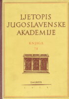 Ljetopis JAZU za godine 1973. i 1974., knjiga 78
