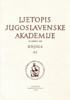 Ljetopis JAZU za godinu 1980., knjiga 84