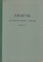 Zbornik za narodni život i običaje, knjiga 37/1953