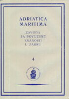 Adriatica maritima zavoda JAZU 4/1985
