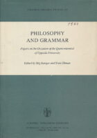 Philosophy and Grammar (underlined)