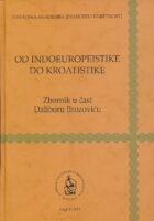 Od indoeuropeistike do kroatistike