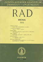 Rad JAZU 385/1980