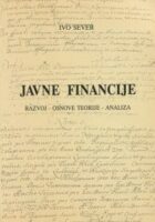 Javne financije - razvoj, osnovne teorije, analiza