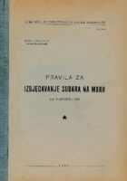 Pravila za izbjegavanje sudara na moru s komentarom