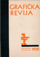 Grafička revija. novembar - decembar 1928