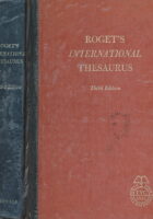 Rogets International Thesaurus - Third Edition