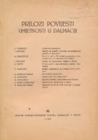 Prilozi povijesti umjetnosti u Dalmaciji 16