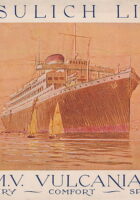 Cosulich line : M.V. Vulcania