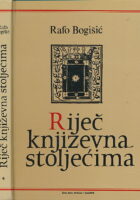 Riječ književna stoljećima