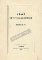 Glas hrvatsko-slovinski iz Dalmacije