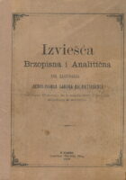 Izviešća brzopisna i analitična XVI. zasjedanja Zemaljskoga sabora dalmatinskoga