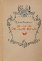 Die Briefe des Grafen Sermage aus dem Siebenjahrigen Kriege