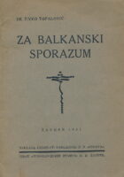 Za balkanski sporazum