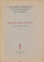 Arheološki vestnik VI/1/1955