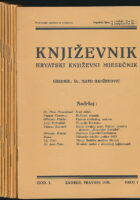 Književnik - Hrvatski književni mjesečnik godina I. 1-9/1928.