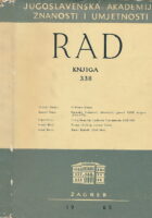 Rad JAZU Knjiga 338