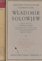 Una Sancta. Schriften zur Vereinigung der Kirchen und zur Grundlegung der universalen Theokratie. Hg. v. Wladimir Szylkarski. Band 1-2