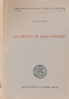 La critica di Jakša Čedomil