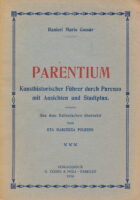 Parentium : Kunsthistorischer Führer durch Parenzo mit Ansichten und Stadtplan