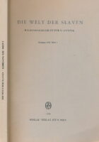 Die Welt der Slaven : Halbjahresschrift für Slavistik