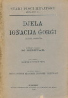Djela Ignacija Gorgi. Knjiga druga : Saltijer Slovinski i Proza