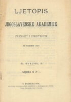 Ljetopis JAZU za godinu 1917.