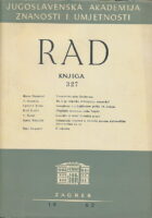Rad JAZU 327/1962
