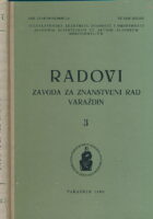 Radovi Zavoda za znanstveni rad Varaždin 3/1989