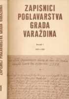 Zapisnici poglavarstva grada Varaždina