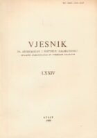 Vjesnik za arheologiju i historiju dalmatinsku LXXIV