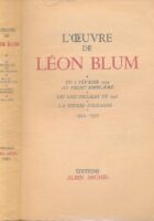 L OEuvre de Léon Blum