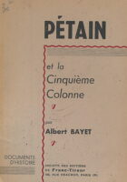 Petain et la cinquieme colonne