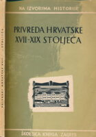 Privreda Hrvatske XVII-XIX stoljeća