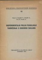 Eksperimentalni prilog psihologiji takmičenja u osnovnim školama