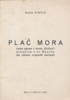 Plač mora : epska pjesma o brodu Šabac potonulom u La Manchu