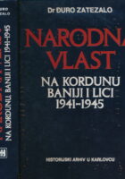 Narodna vlast na Kordunu, Baniji i Lici 1941 - 1945.