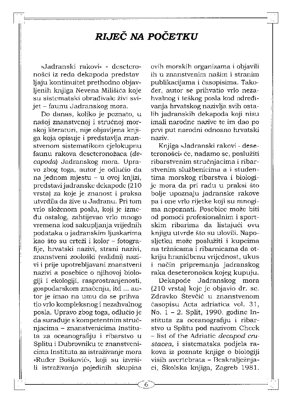 Jadranski rakovi: deseteronošci - Slika 2
